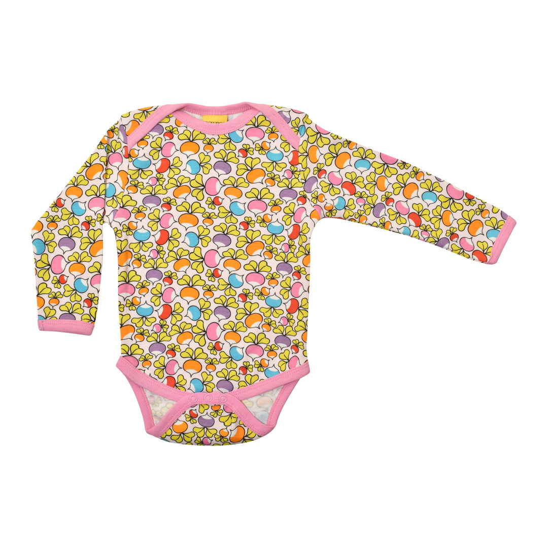 [DUNS Sweden]Long Sleeve Napneck Body - Jumbled Radish Pink