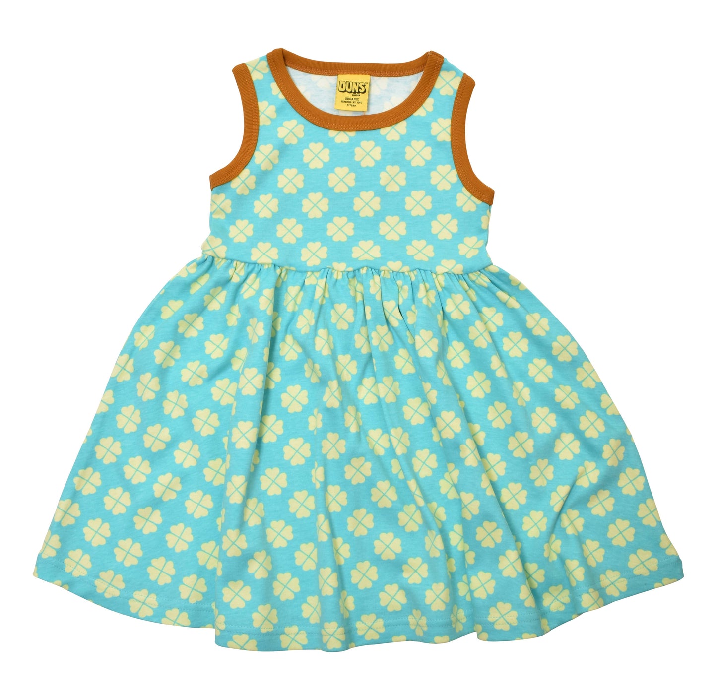 [DUNS Sweden] Gather Dress -  Clover Capri Blue