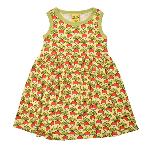 [DUNS Sweden] Gather Dress - Radish Citron