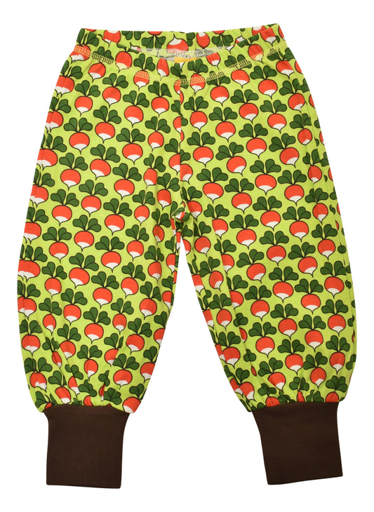 [DUNS Sweden]Baggy Pants-Radish Tender Shoot Green & Radish Egg Sheel Blue