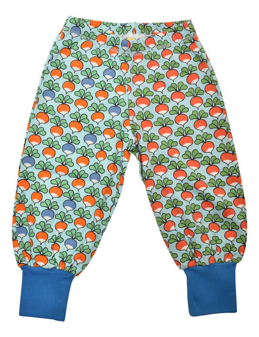 [DUNS Sweden]Baggy Pants-Multi Radish blue & Radish Petit Blue