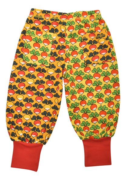 [DUNS Sweden]Baggy Pants-Half Dandelion Yellow/Multi Radish Yellow