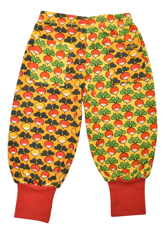 [DUNS Sweden]Baggy Pants-Half Dandelion Yellow/Multi Radish Yellow