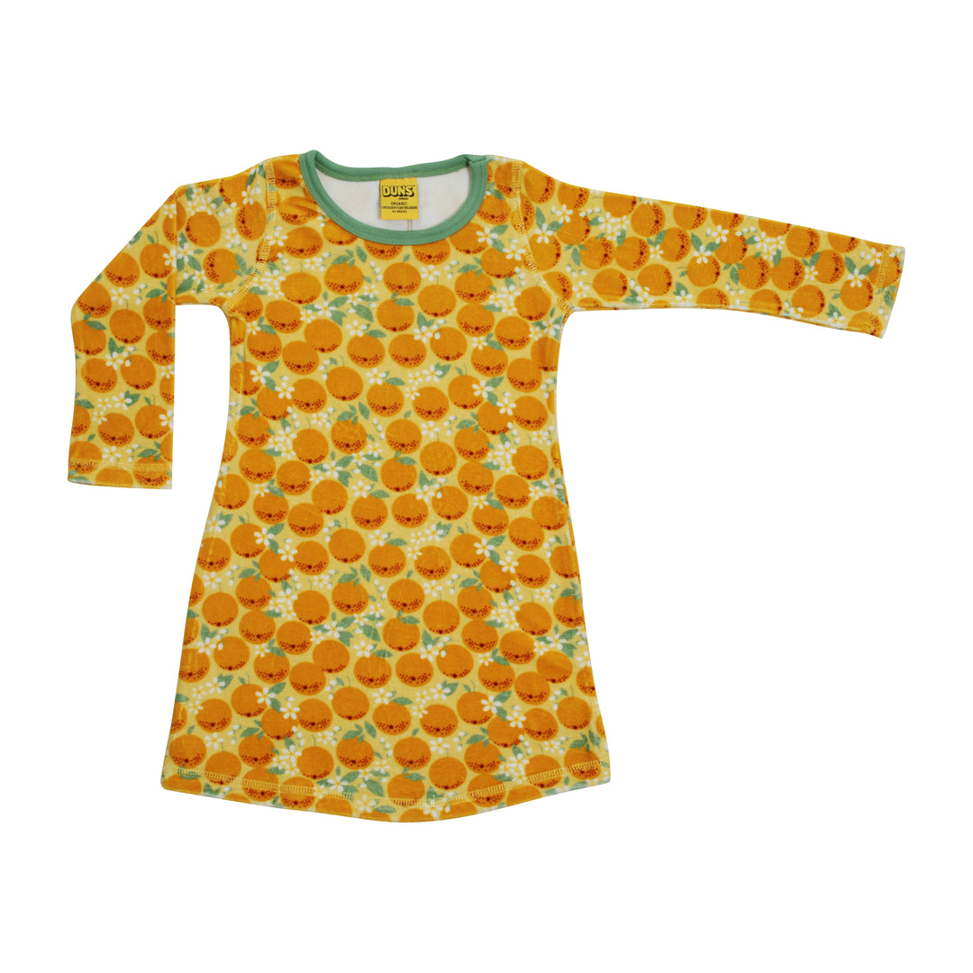 [DUNS Sweden] Long Sleeve Dress - Orange Yellow