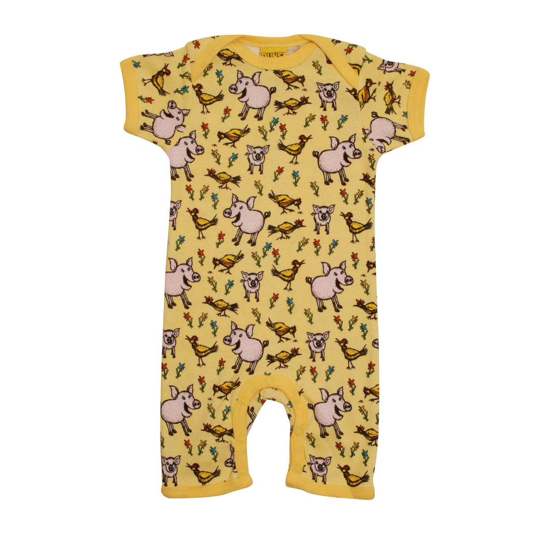 [DUNS Sweden] Summer Suit - Pigs and Chicks Pale Banana