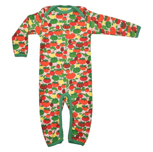 [DUNS Sweden] Long Sleeve Lap Neck Suit - Tomatoes Pink