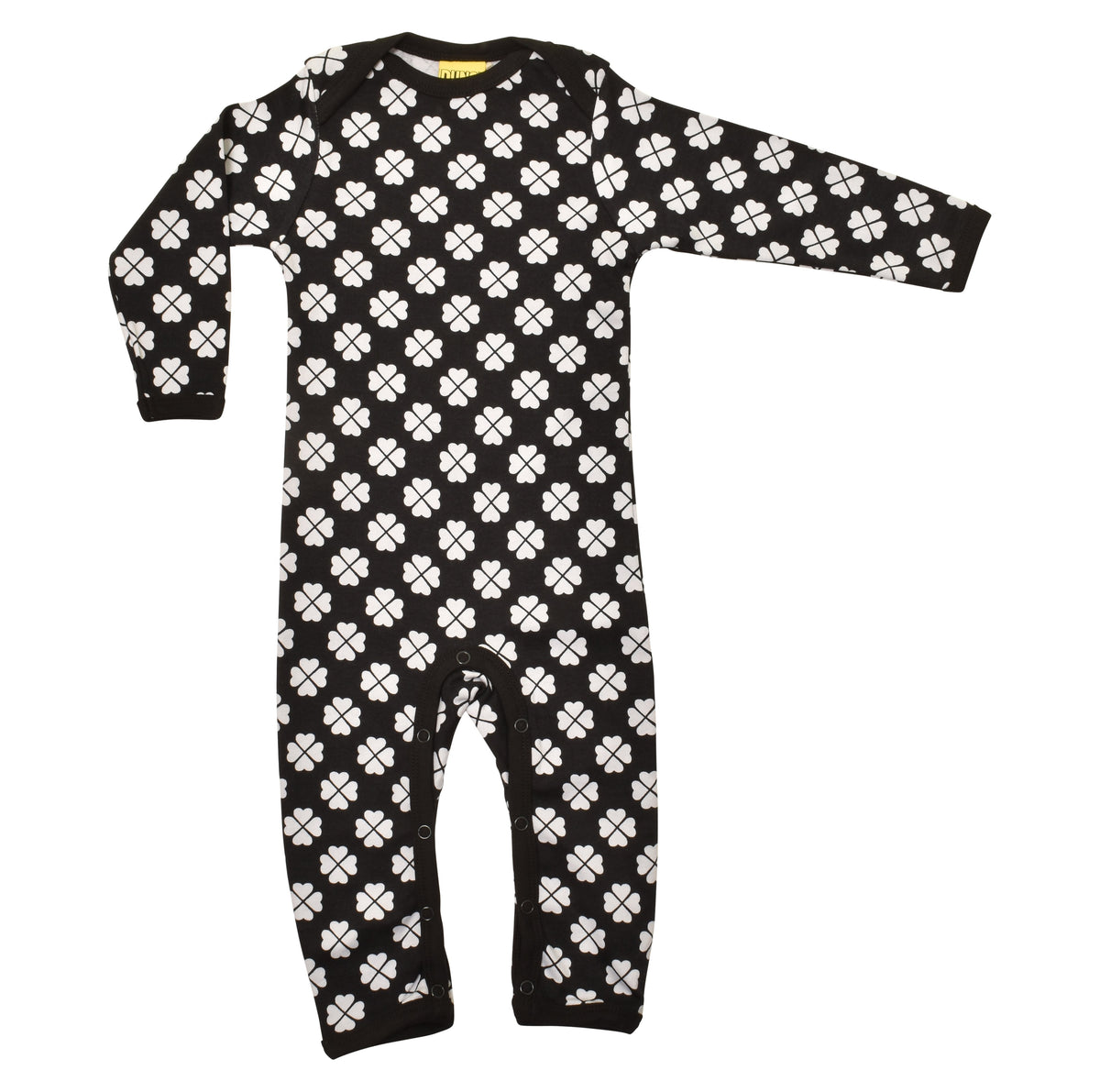 [DUNS Sweden] Long Sleeve Lap Neck Suit - Clover Black
