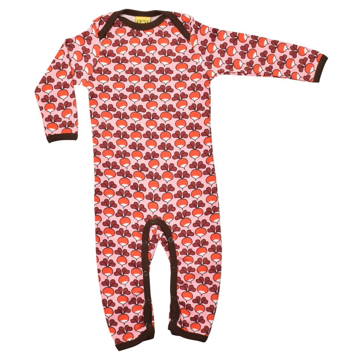[DUNS Sweden] Long Sleeve Lap Neck Suit - Radish Pink