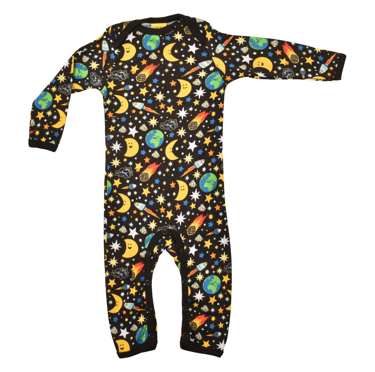 [DUNS Sweden] Long Sleeve Lap Neck Suit - Mother Earth Black