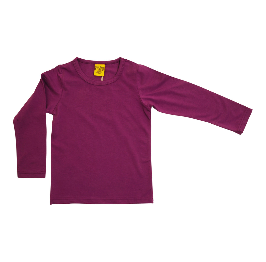 [DUNS Sweden] Long Sleeve Top - More than a Fling Dewberry Purple
