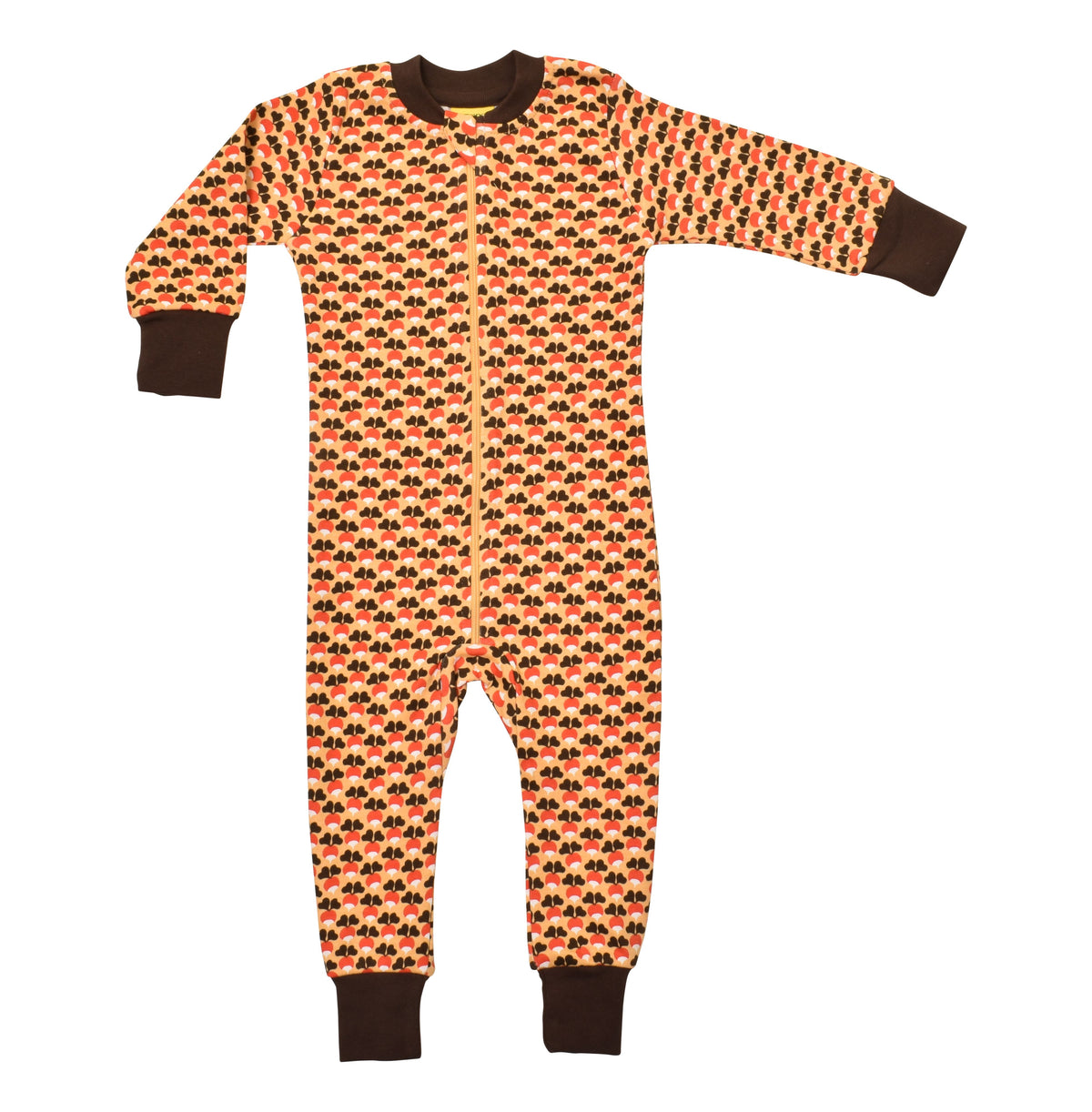 [DUNS Sweden]Zip suit- Mini Radish Light Brown