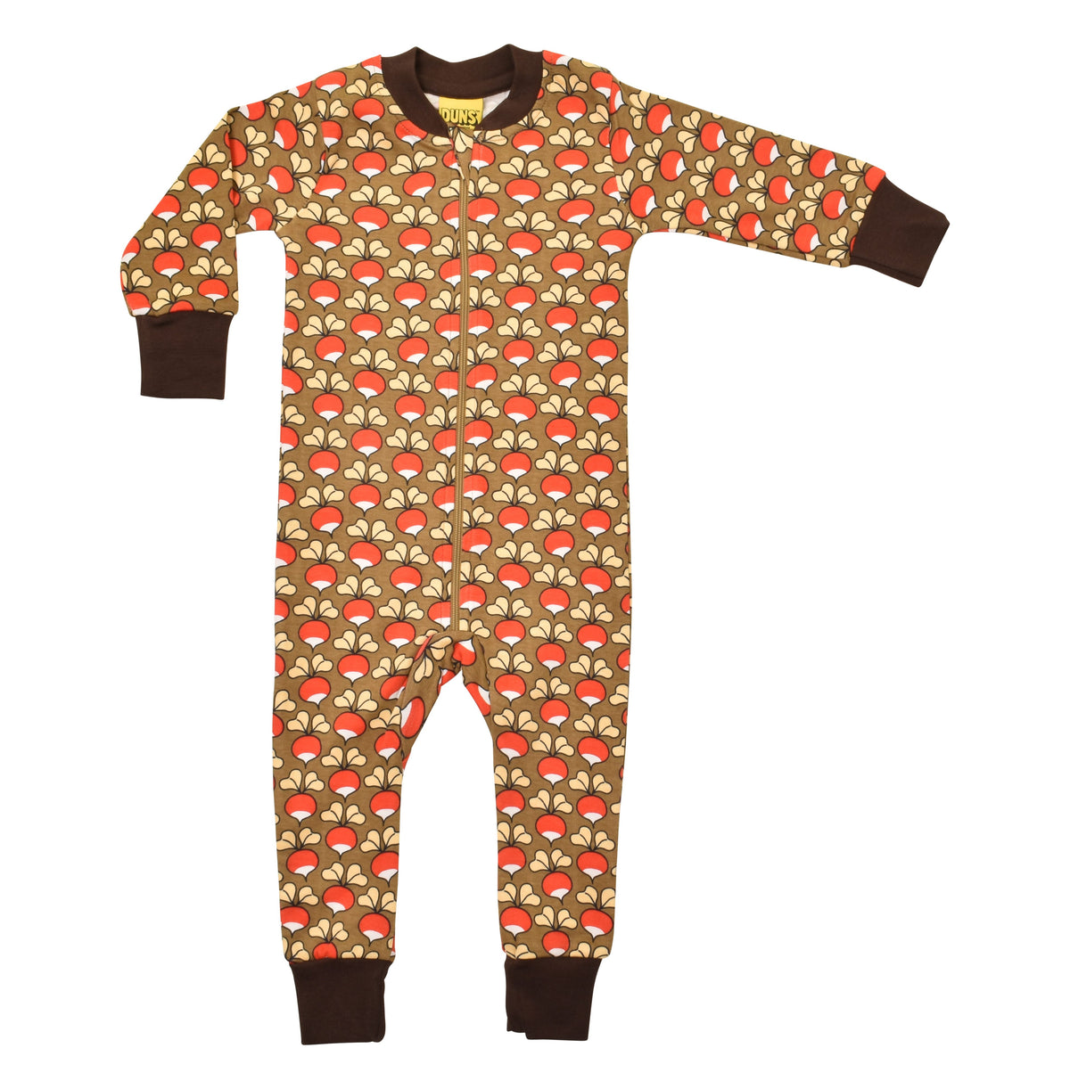 [DUNS Sweden]Zip suit- Radish Brown