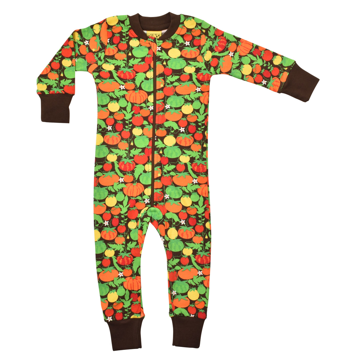 [DUNS Sweden]Zip suit- Tomatoes Dark Brown