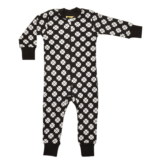 [DUNS Sweden]Zip suit- Clover Black