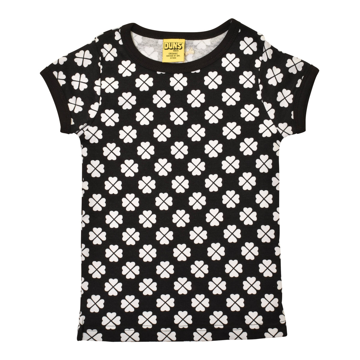 [DUNS Sweden]Short Sleeve Top-Clover Black