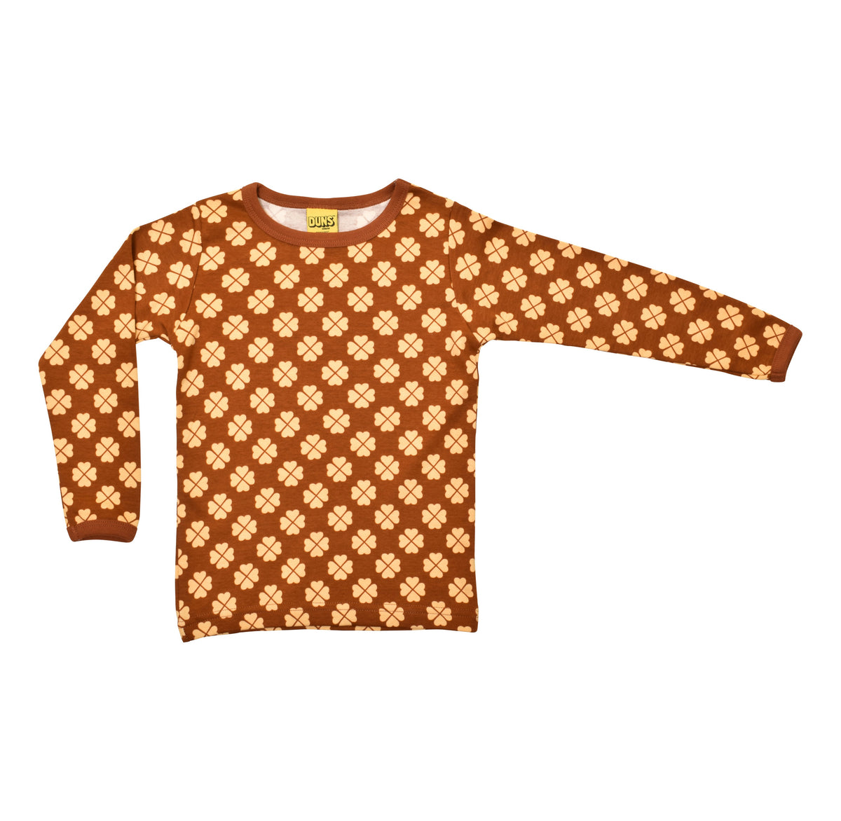 [DUNS Sweden]Long Sleeve Tops-Clover Brown