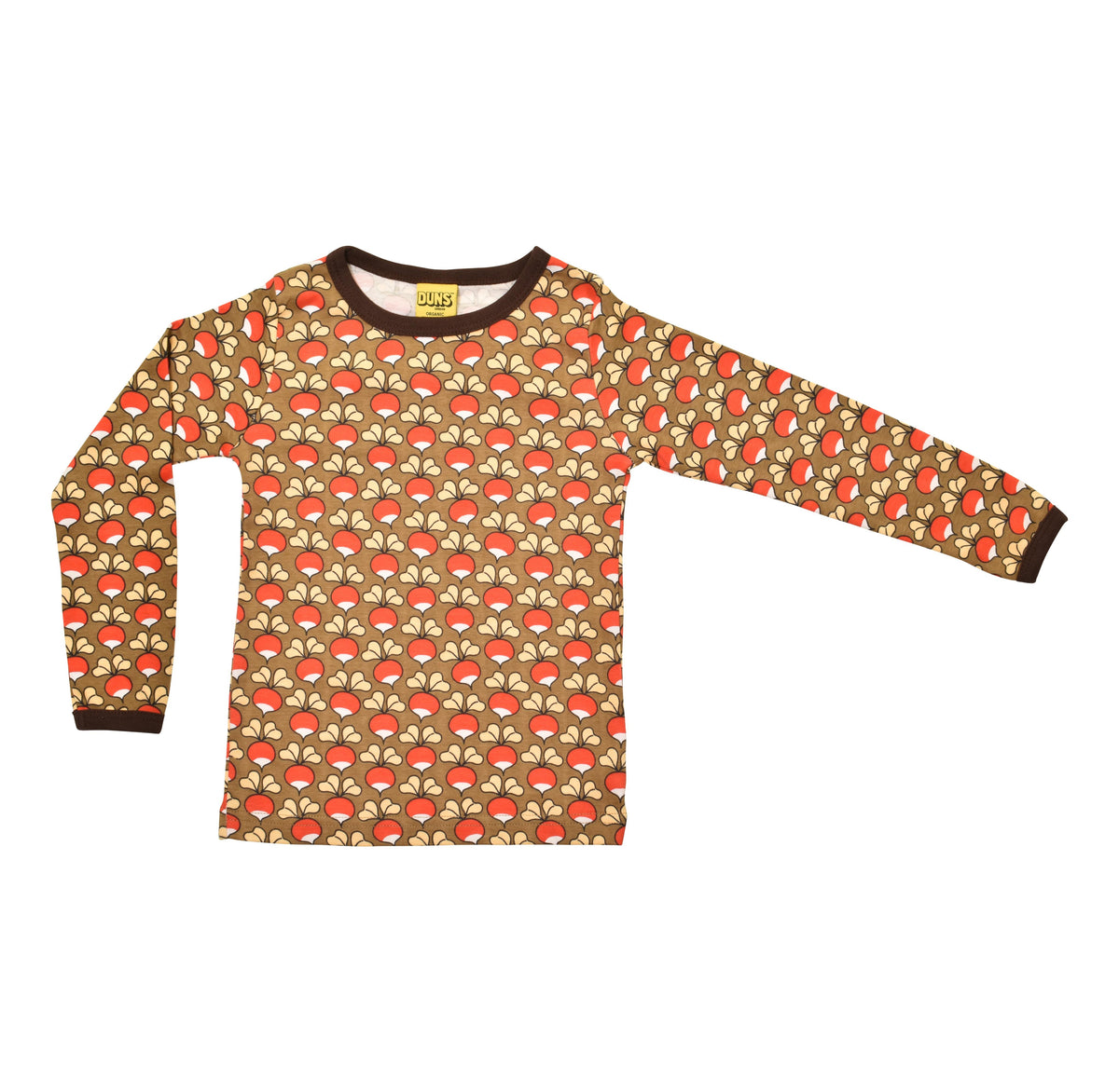 [DUNS Sweden]Long Sleeve Tops-Radish Brown
