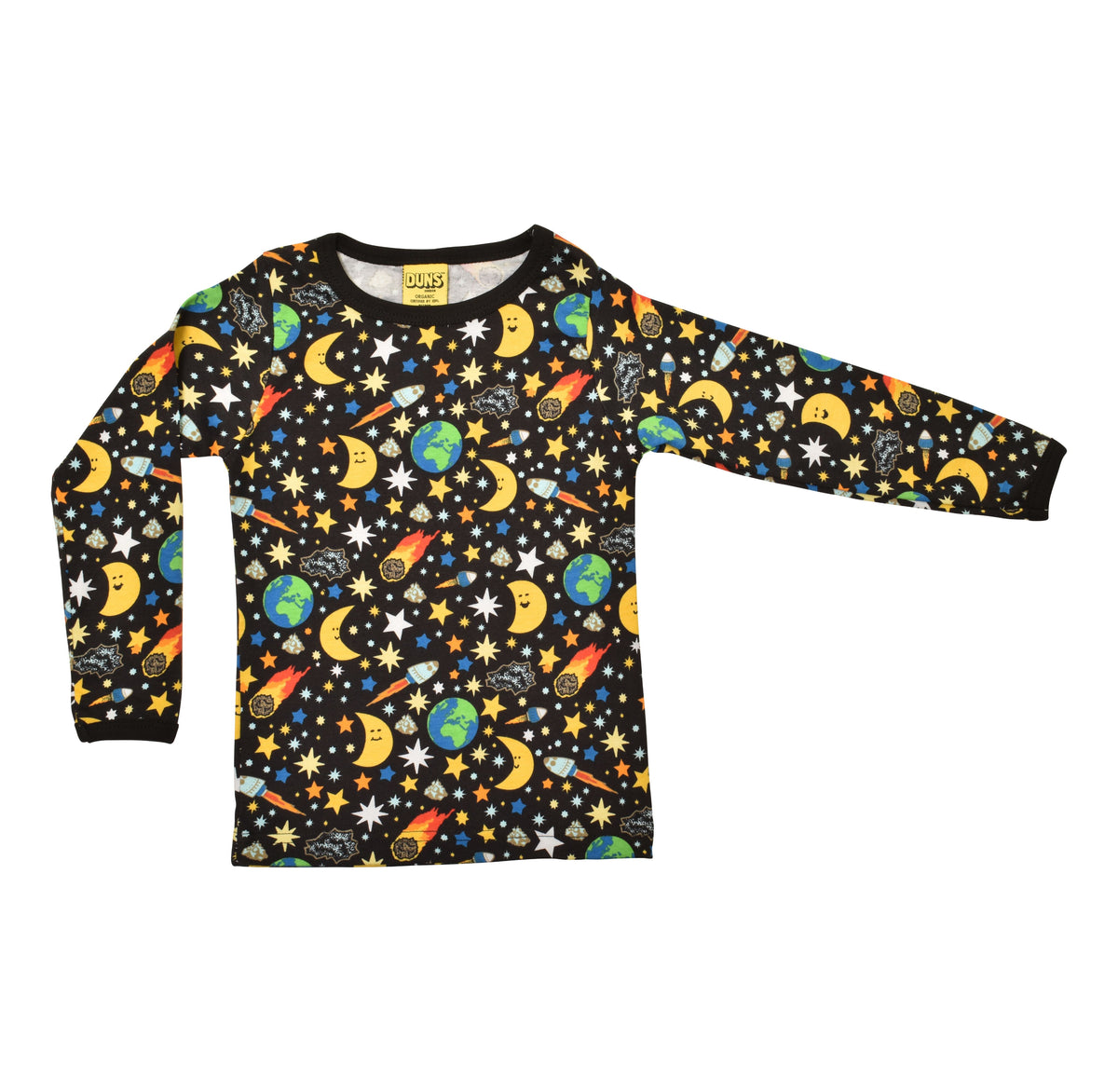 [DUNS Sweden]Long Sleeve Tops-Mother Earth Black