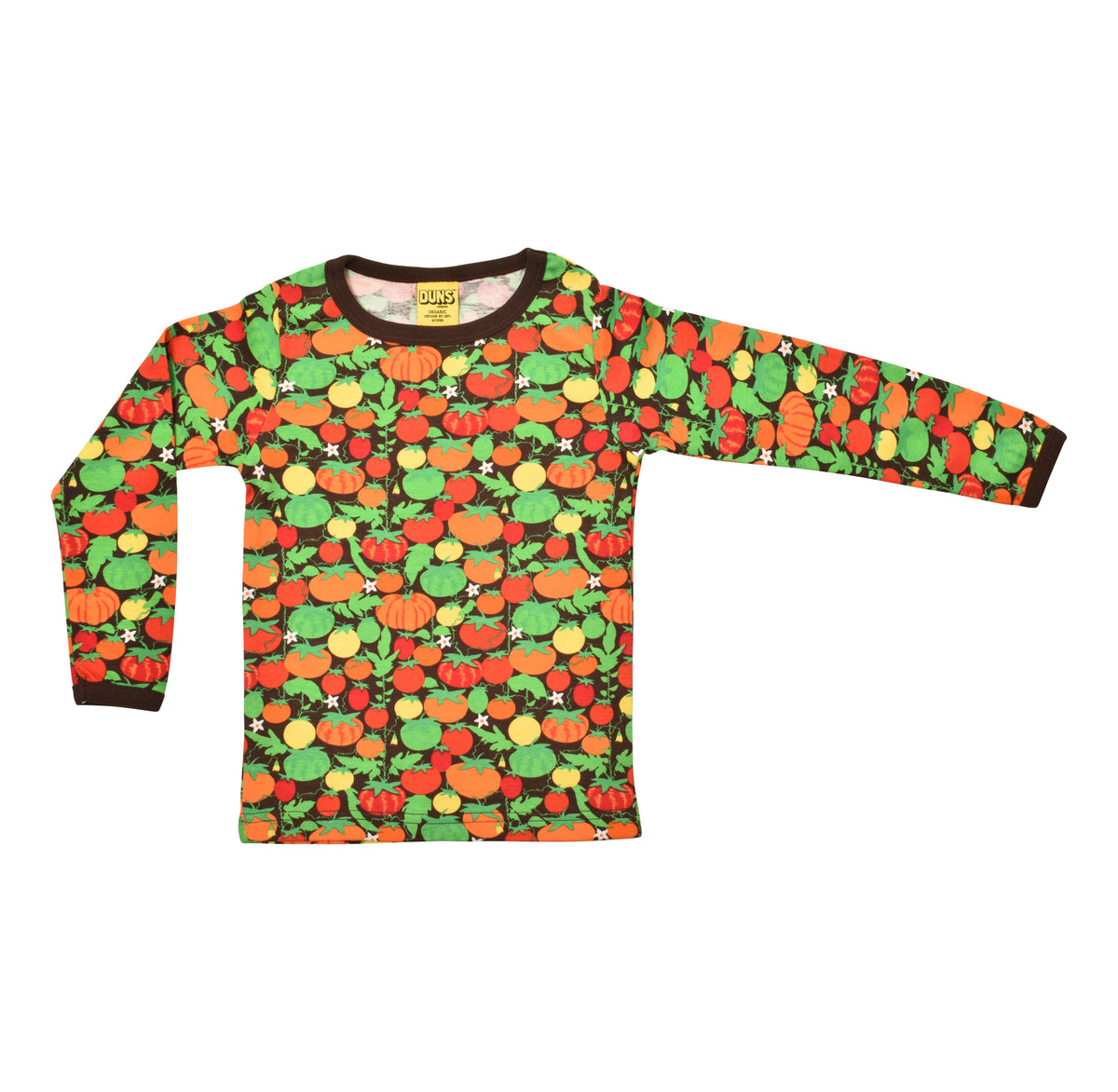 [DUNS Sweden]Long Sleeve Tops-Tomatoes Dark Brown