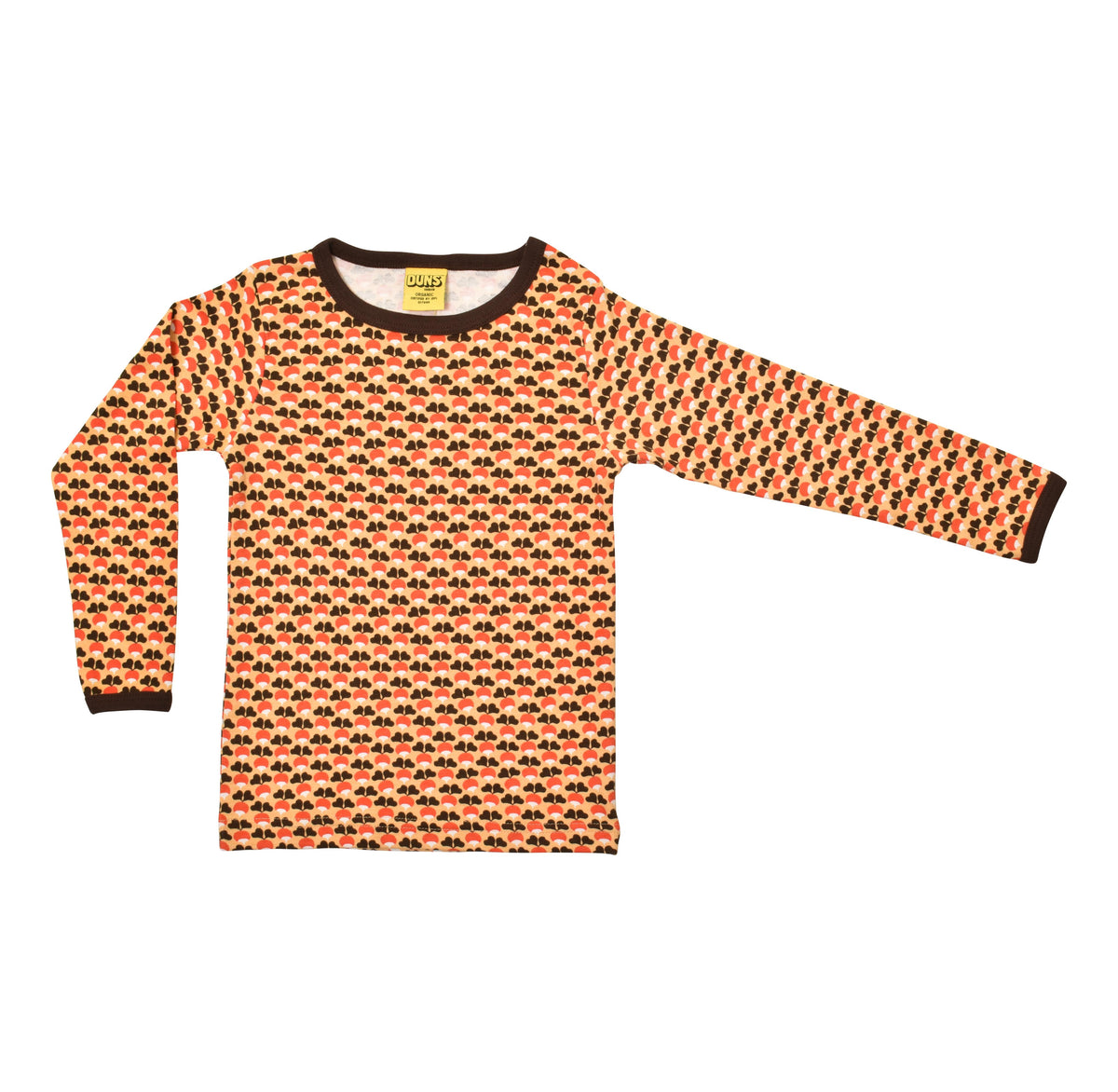 [DUNS Sweden]Long Sleeve Tops-Mini Radish Light Brown