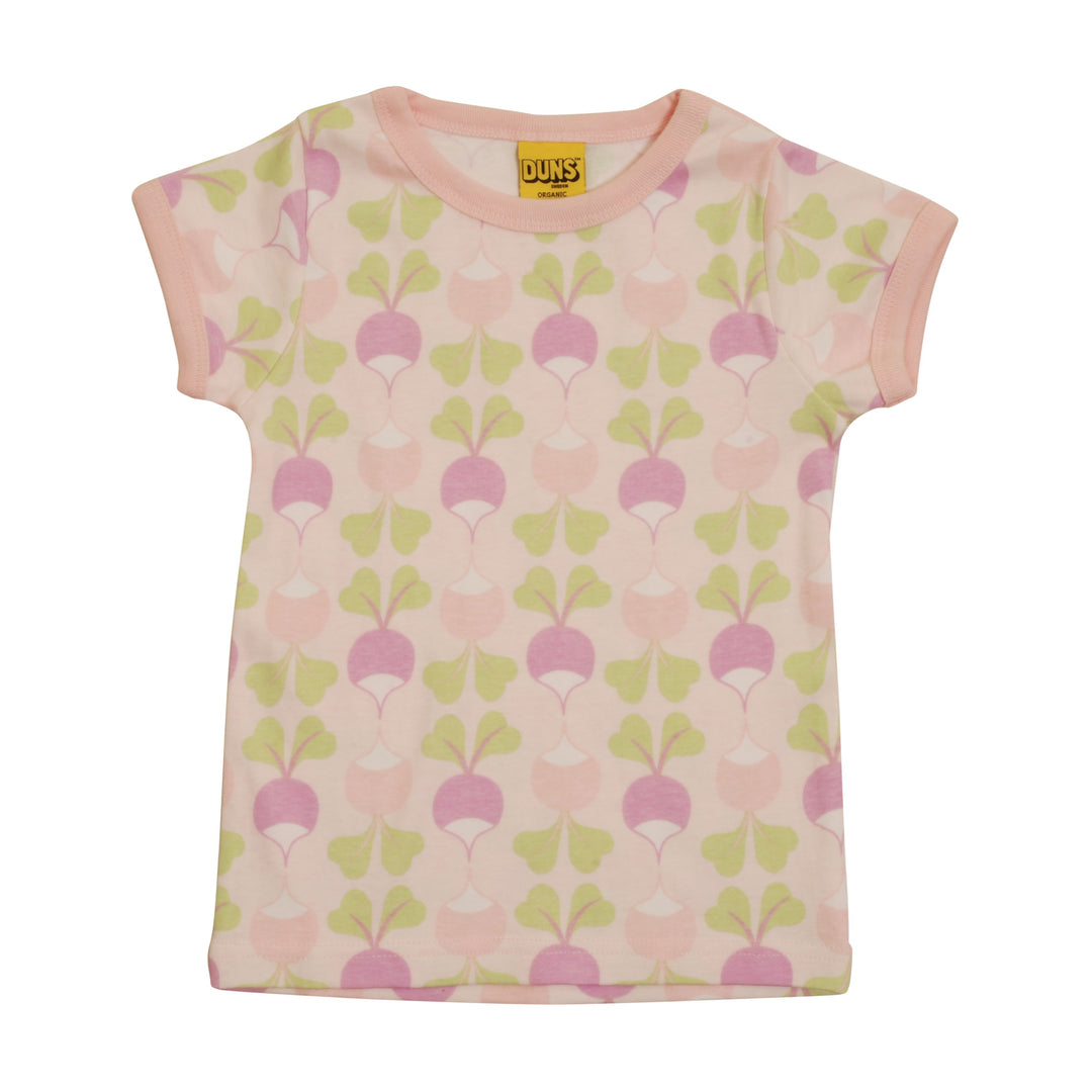 [DUNS Sweden] Short Sleeve Tops- Big Radish Petal Pink