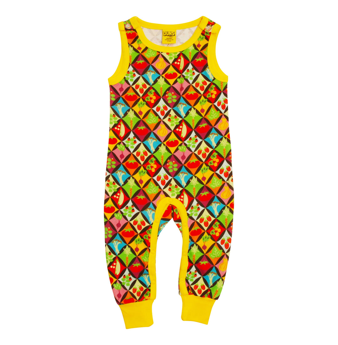 [DUNS Sweden] Dungaree - Harlequin Veggies Dandelion Yellow