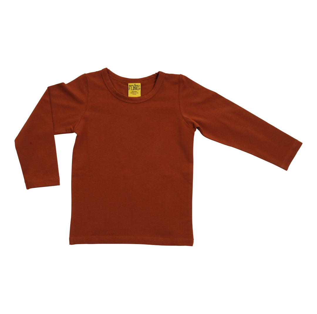 [DUNS Sweden] Long Sleeve Tops- Gingerbread Brown