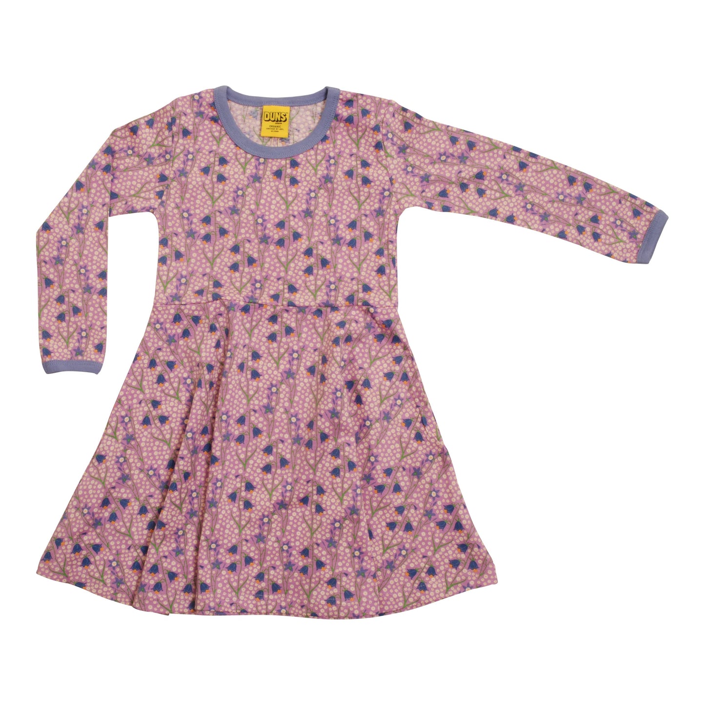 [DUNS Sweden] LS Skater Dress - Bluebells Light Purple