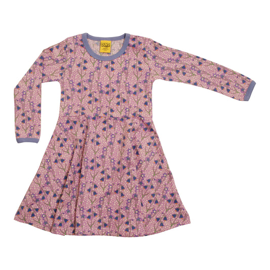 [DUNS Sweden] LS Skater Dress - Bluebells Light Purple