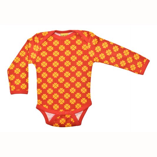[DUNS Sweden]Long Sleeve Napneck Body - Clover Pompeian Red