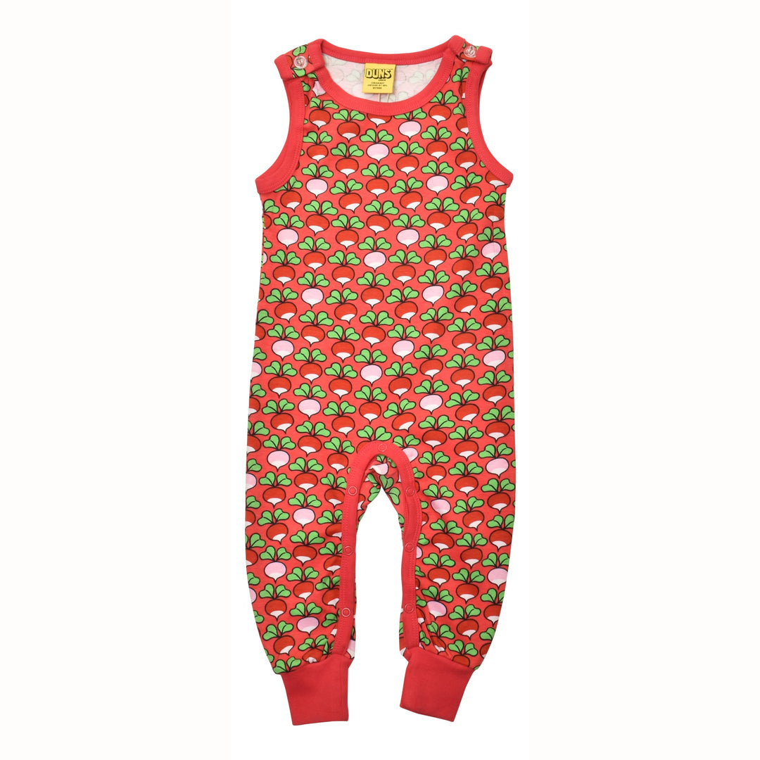 [DUNS Sweden] Dungaree - Multi Radish Rouge Red