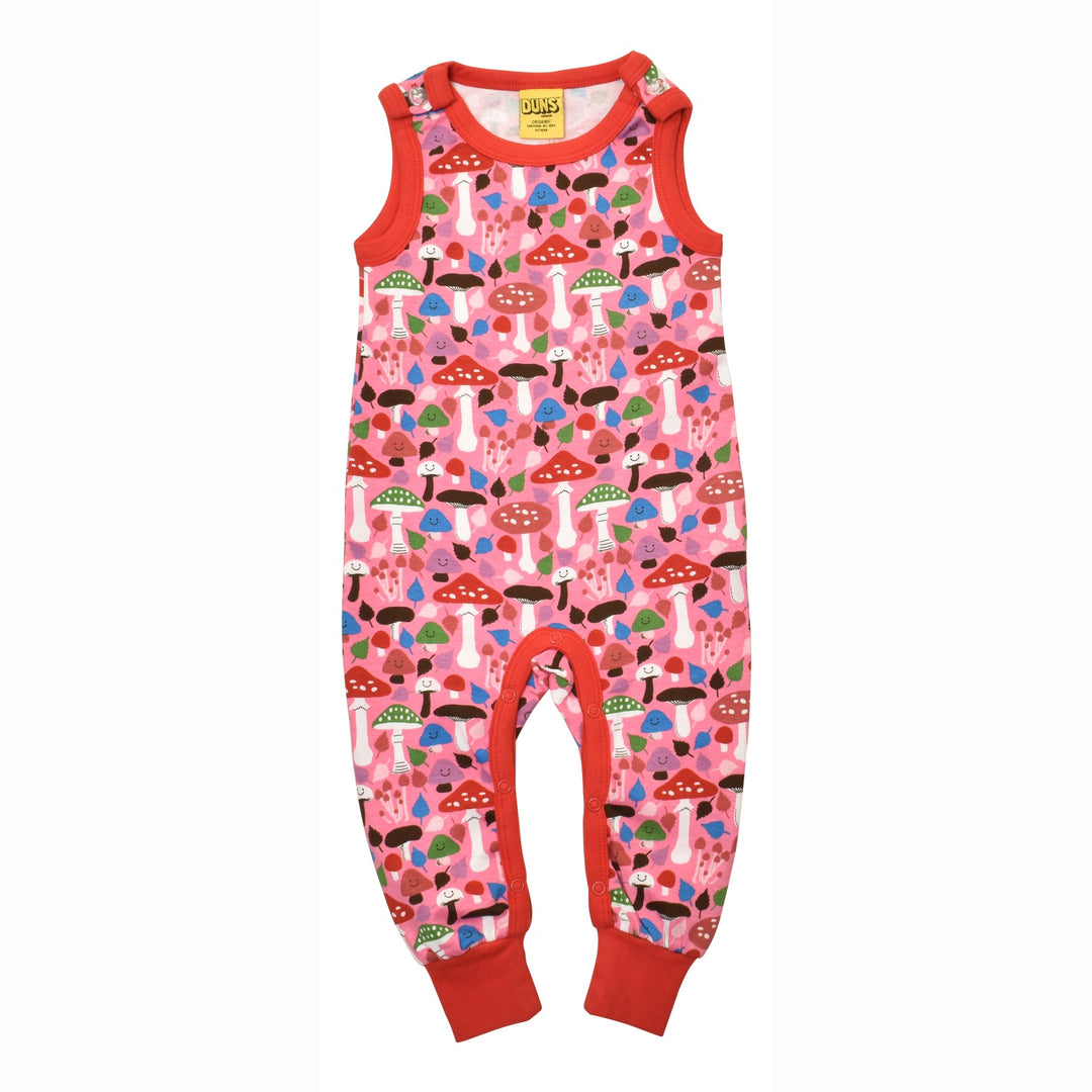 [DUNS Sweden] Dungaree - Mushrooms Pink