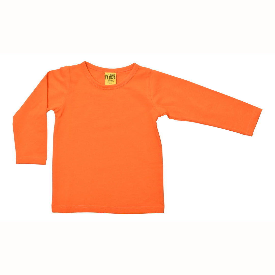 [DUNS Sweden] Long Sleeve Top - More than a Fling Golden Poppy Orange