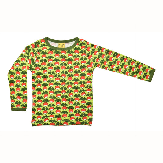 [DUNS Sweden]Long Sleeve Tops- Radish Tender Shoots Green