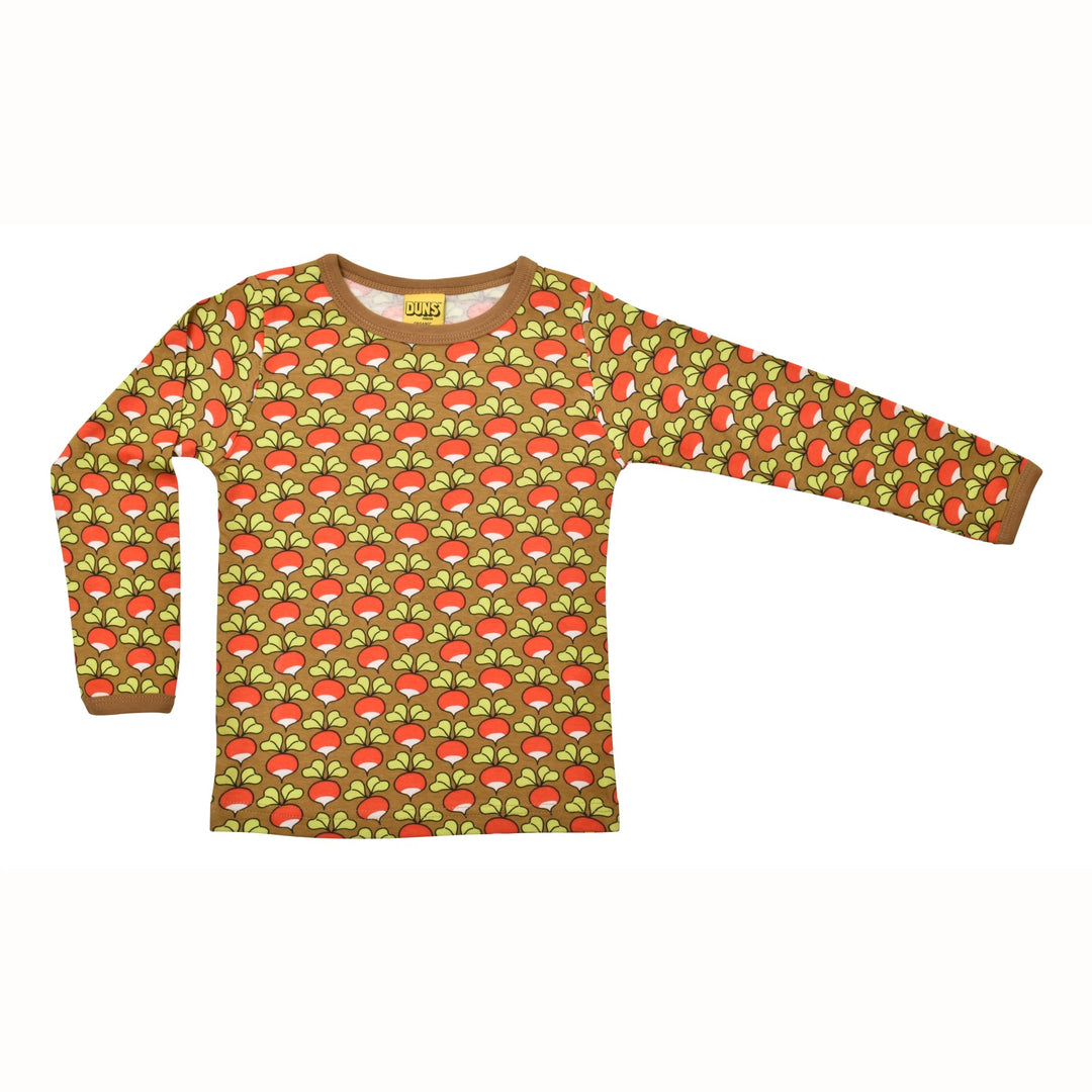 [DUNS Sweden]Long Sleeve Tops- Radish Butternut Brown