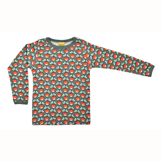 [DUNS Sweden]Long Sleeve Tops- Radish Bistro Green