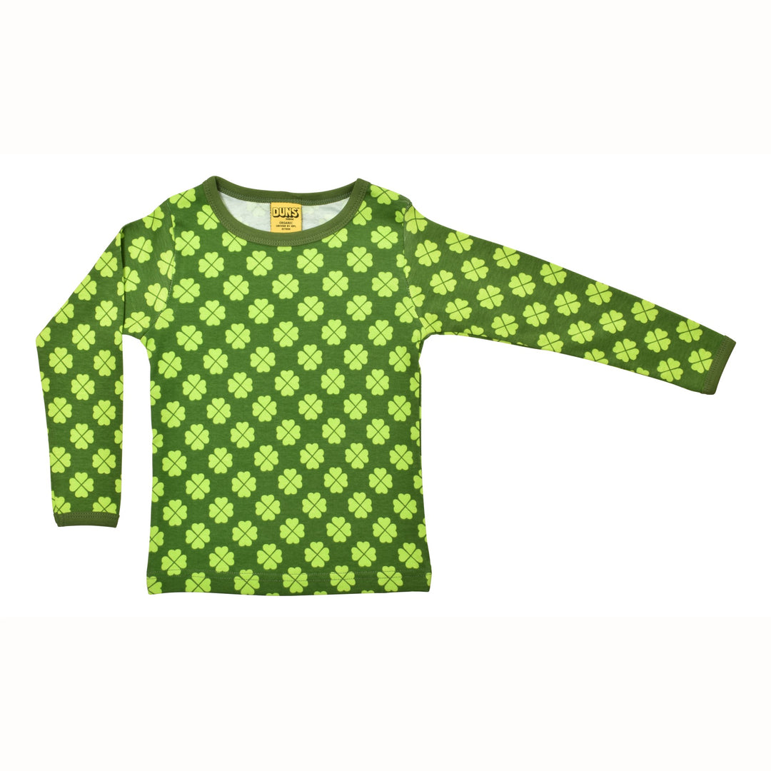 [DUNS Sweden]Long Sleeve Tops- Clover Treetop Green