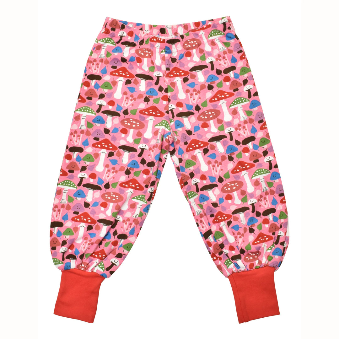 [DUNS Sweden]Baggy Pants - Mushrooms Pink