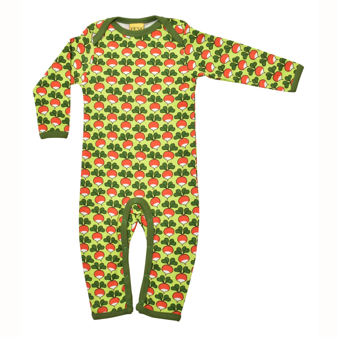 [DUNS Sweden] Long Sleeve Lap Neck Suit - Radish Tender Shoots Green