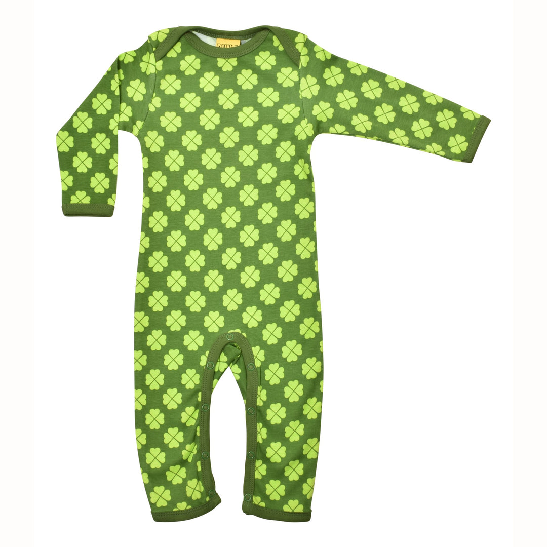 [DUNS Sweden] Long Sleeve Lap Neck Suit - Clover Treetop Green