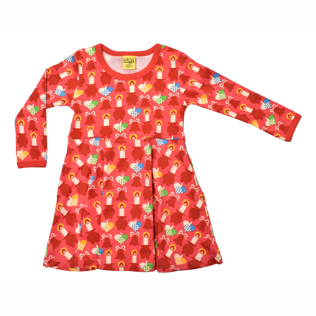 [DUNS Sweden] LS Skater Dress - Candles