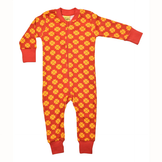 [DUNS Sweden]Zip suit- Clover Pompeian Red
