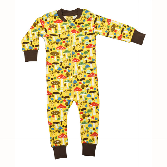 [DUNS Sweden]Zip suit- Mushrooms Yellow