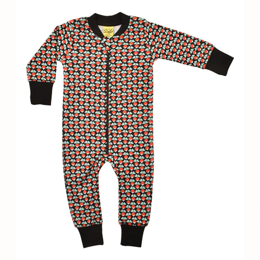 [DUNS Sweden]Zip suit- Mini Radish Black