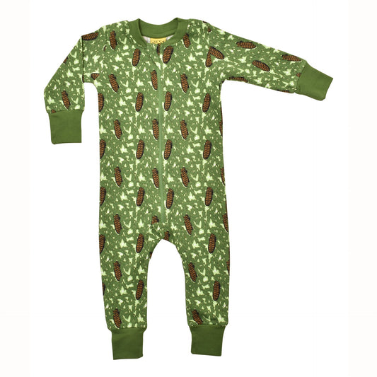 [DUNS Sweden]Zip suit- Pine Cones