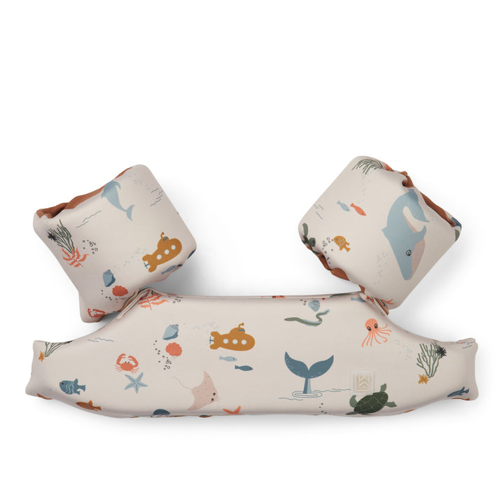 [Liewood] Darko Printed Swim Belt - Sea Creature / Sandy