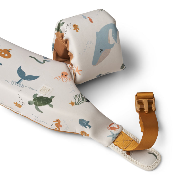 [Liewood] Darko Printed Swim Belt - Sea Creature / Sandy