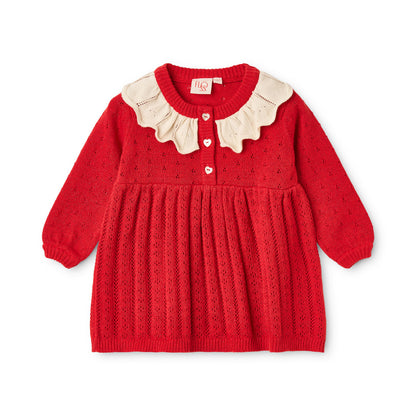 [Floss]Dora Dress - Poppy Red Glitter