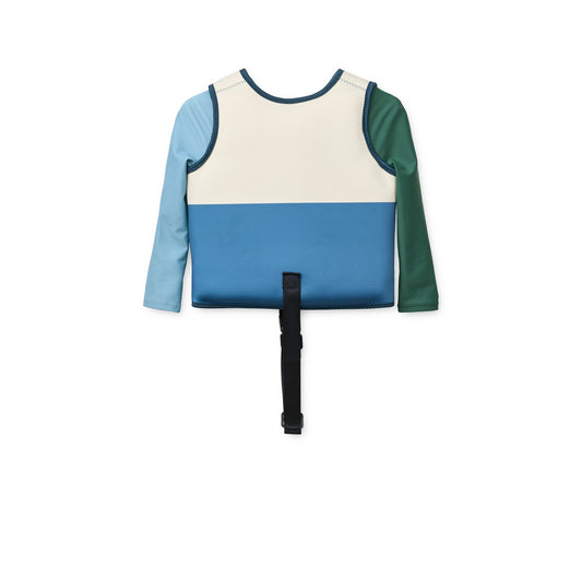 [Liewood] Dove Swim Vest With Sleeves- Riverside Multi Mix
