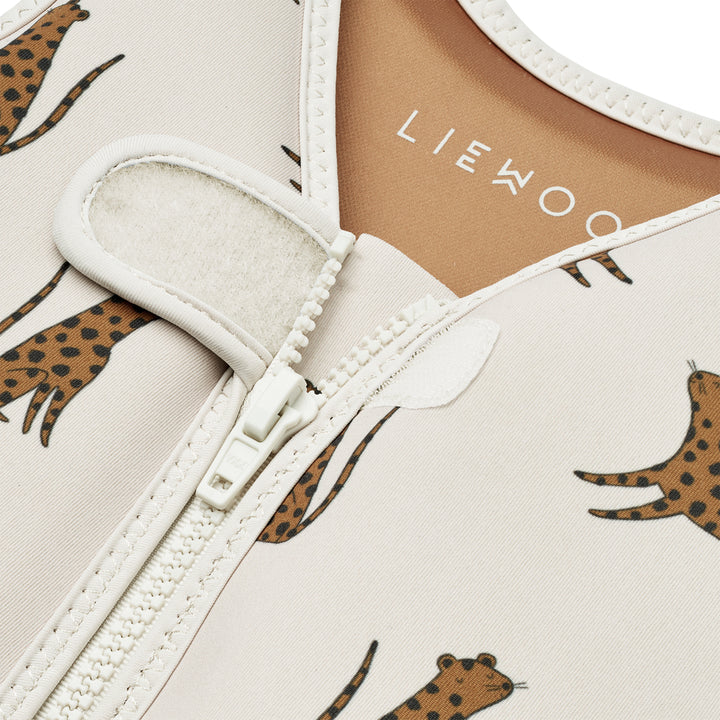 [Liewood] Dove Swim Vest - Leopard / Sandy